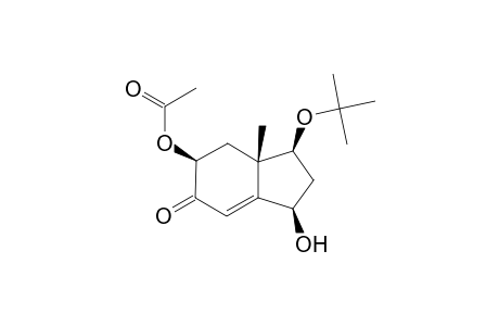 4-Acetoxy-6-methyl-7-tert-butoxy-9-hydroxybicyclo[4.3.0]non-1-en-3-one isomer