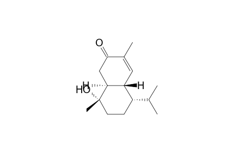 2(1H)-Naphthalenone, 4a,5,6,7,8,8a-hexahydro-8-hydroxy-3,8-dimethyl-5-(1-methylethyl)-, [4aS-(4a.alpha.,5.beta.,8.alpha.,8a.beta.)]-