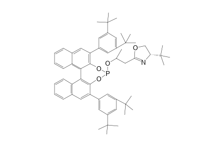 (+)-{2-[(4'S)-(4'-tert-Butyloxazolin-2'-yl)]-2-methylethyl}-{(S)-[3,3'-bis(3,5-di-tert-butylphenyl)]binaphthyl-2,2'-diyl}phosphite