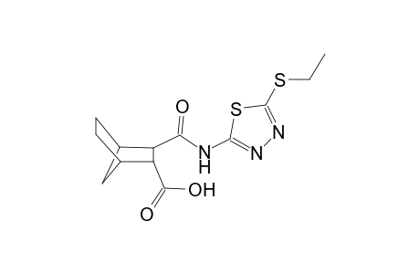 3-({[5-(ethylsulfanyl)-1,3,4-thiadiazol-2-yl]amino}carbonyl)bicyclo[2.2.1]heptane-2-carboxylic acid
