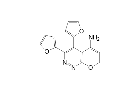 5-Amino-3,4-difur-2ylpyrano[2,3-c]-1,2-hydropyridazine