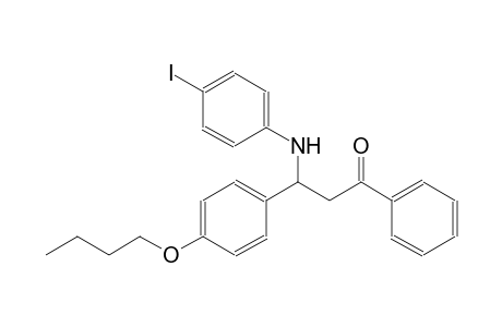 1-propanone, 3-(4-butoxyphenyl)-3-[(4-iodophenyl)amino]-1-phenyl-