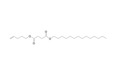 Succinic acid, pent-4-enyl tetradecyl ester