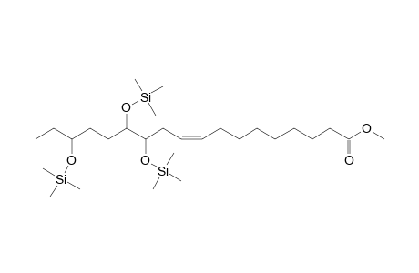 12,13,16-Tris(trimethylsilyloxy)-9Z-octadecenoic acid, methyl ester