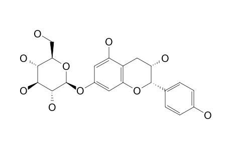 (-)-EPIAFZELECHIN-7-O-BETA-D-GLUCOPYRANOSIDE