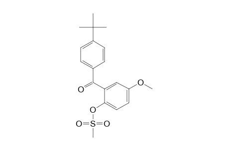 4'-tert-Butyl-5-methoxy-2-[(methylsulfonyl)oxy]benzophenone