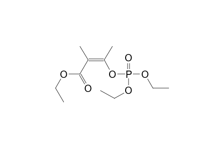 2-Butenoic acid, 3-[(diethoxyphosphinyl)oxy]-2-methyl-, ethyl ester, (Z)-