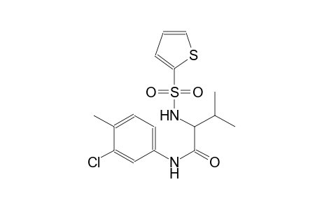 N-(3-chloro-4-methylphenyl)-3-methyl-2-[(2-thienylsulfonyl)amino]butanamide
