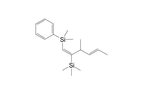 Dimethyl-[(1E,4E)-3-methyl-2-trimethylsilyl-hexa-1,4-dienyl]-phenyl-silane