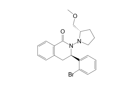 (3R)-3-(2-bromophenyl)-2-[(2S)-2-(methoxymethyl)-1-pyrrolidinyl]-3,4-dihydroisoquinolin-1-one