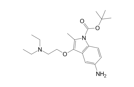 tert-Butyl 5-Amino-3-[2-(diethylamino)ethoxy]-2-methyl-1H-indol-1-carboxylate