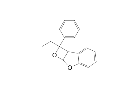 2H-Oxeto[2,3-b]benzofuran, 2-ethyl-2a,7a-dihydro-2-phenyl-