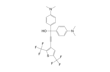 1,1-bis[ 4'-(Dimethylamino)phenyl]-3-[ 2',5'-bis(trifluoromethyl)-3'-thienyl ]-2-propyn-1-ol