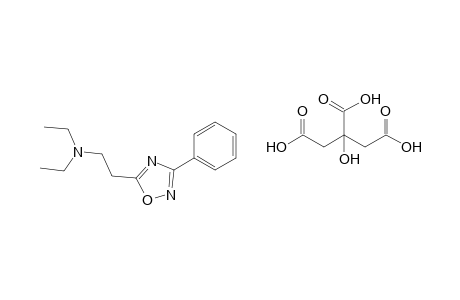 5-[2-(dimethylamino)ethyl]-3-phenyl-1,2,4-oxadiazole, citrate (1:1)