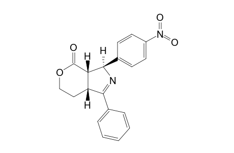 (3S,3aS,7aR)-3-(4-nitrophenyl)-1-phenyl-3a,6,7,7a-tetrahydro-3H-pyrano[3,4-c]pyrrol-4-one
