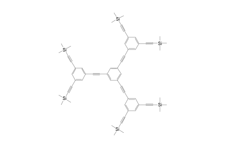 1,3,5-Tris[(3,5-bis-trimethylsilylethynylphenyl)ethynyl]benzene