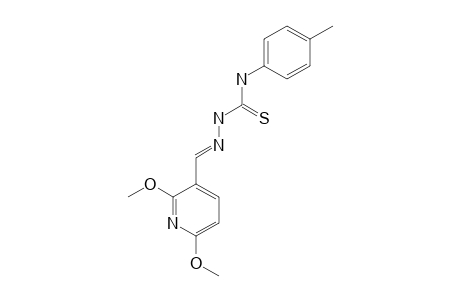 2,6-DIMETHOXYPYRIDINE-3-CARBOXALDEHYDE-4-(PARA-METHYL-PHENYL)-THIOSEMICARBAZONE