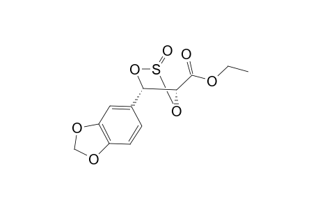 (4R,5S)-5-(1,3-benzodioxol-5-yl)-2-keto-1,3,2-dioxathiolane-4-carboxylic acid ethyl ester