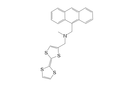 N-[(Anthracen-9'-yl)methyl]-N-{[5",5"-bis(1"',4"'-dithiacyclopent-2"-enylidene)-2"'-yl]methyl}-N -methylamine