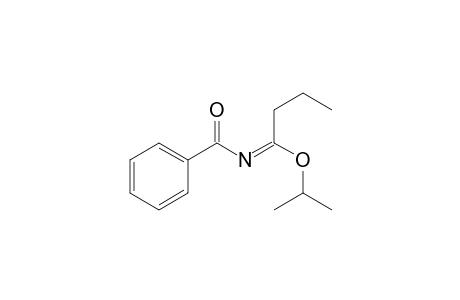 N-Benzoyl-N-(1-isopropoxybutylidene)amine