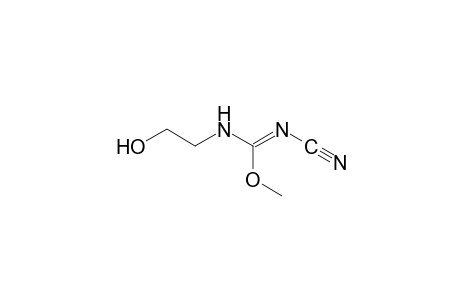 1-cyano-3-(2-hydroxyethyl)-2-methylpseudourea