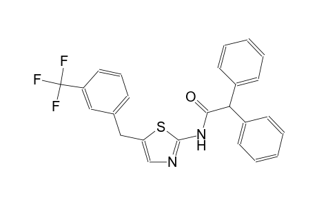 benzeneacetamide, alpha-phenyl-N-[5-[[3-(trifluoromethyl)phenyl]methyl]-2-thiazolyl]-