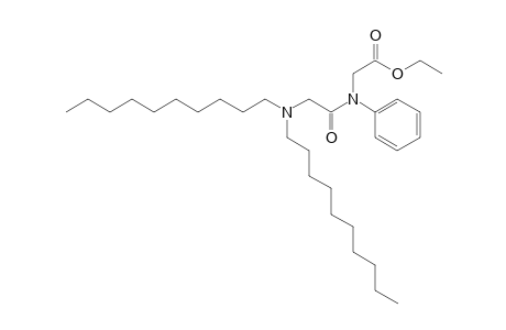 Glycine, N,N-didecylglycyl-N-phenyl-, ethyl ester