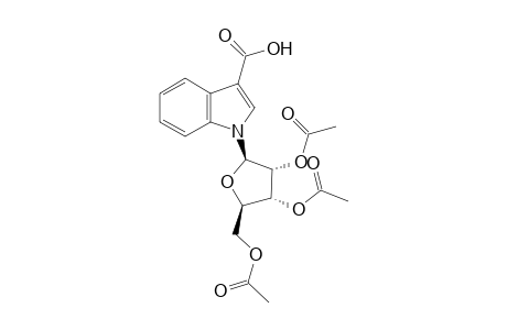 1-(2,3,5-Tri-O-acetyl-.beta.-D-ribofuranosyl)indole-3-carboxylic Acid