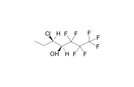 RR(SS)-3-CHLORO-4-HYDROXY-5,5,6,6,7,7,7-HEPTAFLUOROHEPTANE