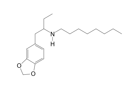 N-Octyl-1-(3,4-methylenedioxyphenyl)butan-2-amine