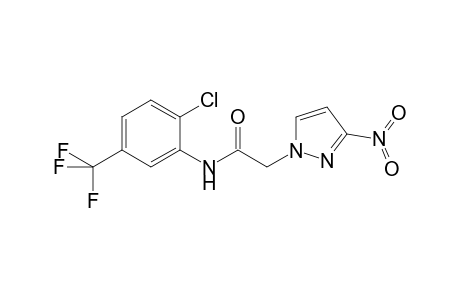 1H-Pyrazole-1-acetamide, N-[2-chloro-5-(trifluoromethyl)phenyl]-3-nitro-
