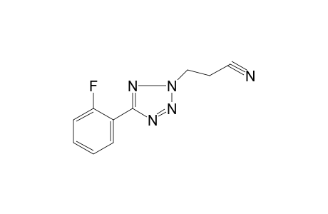 3-[5-(2-Fluoro-phenyl)-tetrazol-2-yl]-propionitrile