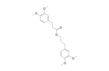 3-(3,4-DIMETHOXYPHENYL)-PROPYL-3-(3,4-DIMETHOXYPHENYL)-PROPANOATE