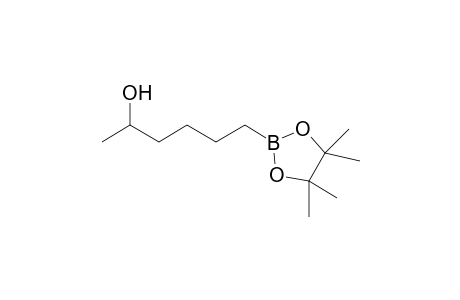 6-(4,4,5,5-tetramethyl-1,3,2-dioxaborolan-2-yl)hexan-2-ol