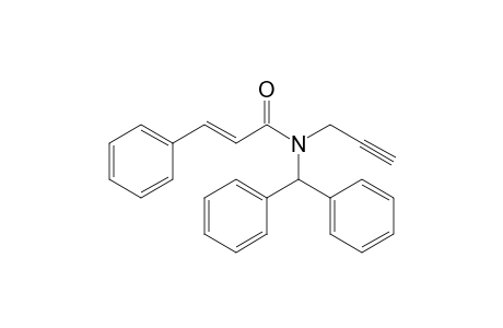 N-Benzhydryl-3-phenyl-N-prop-2-ynylacrylamide