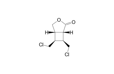 (1RS,5SR,6RS,7SR)-6,7-BIS-(CHLOROMETHYL)-3-OXABICYCLO-[3.2.0]-HEPTAN-2-ONE