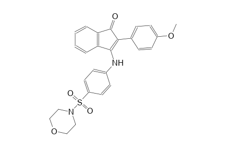 1H-inden-1-one, 2-(4-methoxyphenyl)-3-[[4-(4-morpholinylsulfonyl)phenyl]amino]-