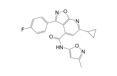 isoxazolo[5,4-b]pyridine-4-carboxamide, 6-cyclopropyl-3-(4-fluorophenyl)-N-(3-methyl-5-isoxazolyl)-
