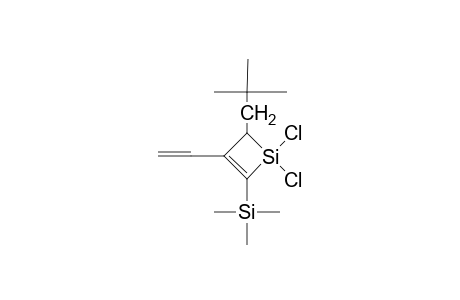 1,1-DICHLORO-2-TRIMETHYLSILYL-3-ETHENYL-4-NEOPENTYL-1-SILACYCLOBUT-2-ENE