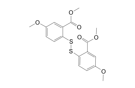 Dimethyl 2,2'-disulfanediylbis(5-methoxybenzoate)
