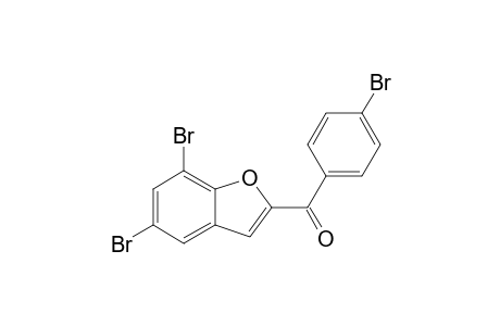 (4-bromophenyl)-(5,7-dibromo-1-benzofuran-2-yl)methanone