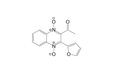 Ethanone, 1-[3-(2-furanyl)-2-quinoxalinyl]-, N,N'-dioxide