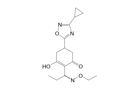 2-Cyclohexen-1-one, 5-(3-cyclopropyl-1,2,4-oxadiazol-5-yl)-2-[1-(ethoxyimino)propyl]-3-hydroxy-