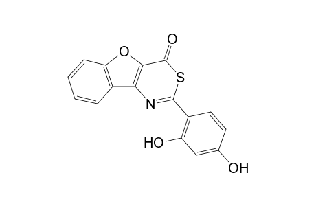 2-(2,4-Dihydroxyphenyl)-4H-benzofuro[3,2-d][1,3]thiazin-4-one