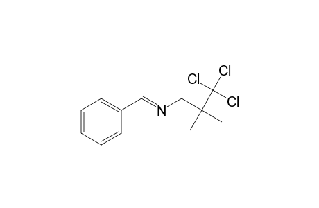 1-Propanamine, 3,3,3-trichloro-2,2-dimethyl-N-(phenylmethylene)-