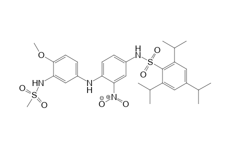 Benzenesulfonamide, N-[4-[[4-methoxy-3-[(methylsulfonyl)amino]phenyl]amino]-3-nitrophenyl]-2,4,6-tris(1-methylethyl)-