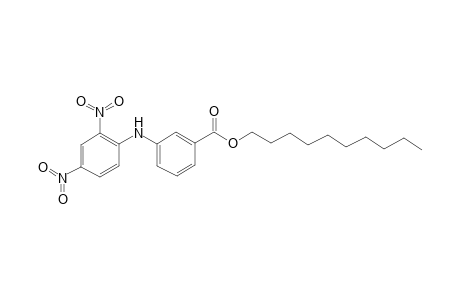 3-(2,4-dinitroanilino)benzoic acid decyl ester