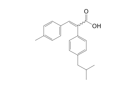 2-(p-isobutylphenyl)-3-p-tolylacrylic acid