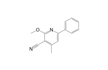 3-Pyridinecarbonitrile, 2-methoxy-4-methyl-6-phenyl-