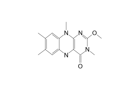2-methoxy-3,7,8,10-tetramethyl-5H-benzo[g]pteridin-4-one